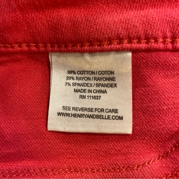 Lila Ryan Cuffed Pants, Red (Dragon Fruit), 25Petite - Picture 6 of 7